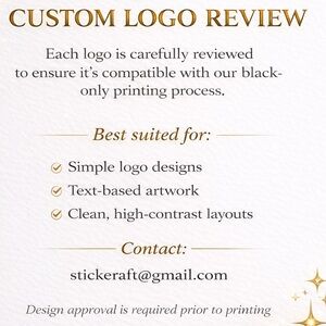 Please see Custom Sticker Info – Please Read in my closet before purchasing
